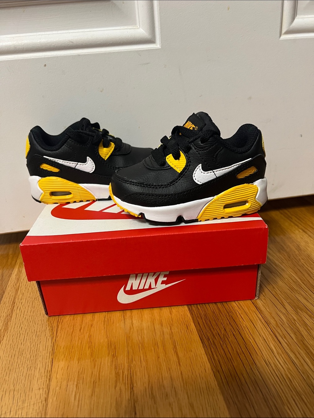 Nike Black & Yellow Toddler Air Max Style Sneakers